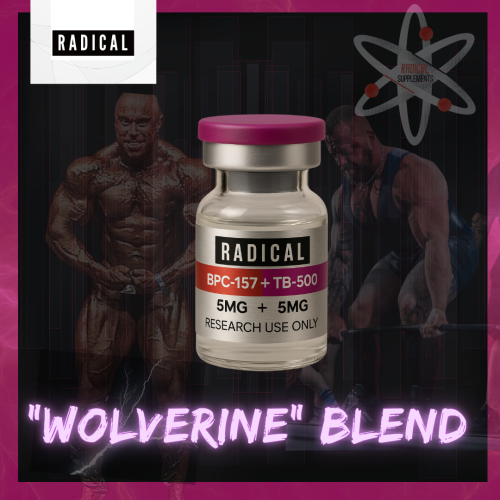 BPC-157 (5mg) + TB-500 (5mg) combo (Wolverine Stack) - Recovery - Healing - Tendons - Injury