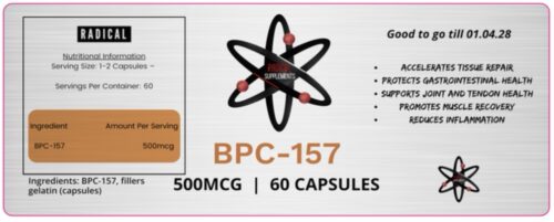 Oral BPC-157 (60 x 500mcg)